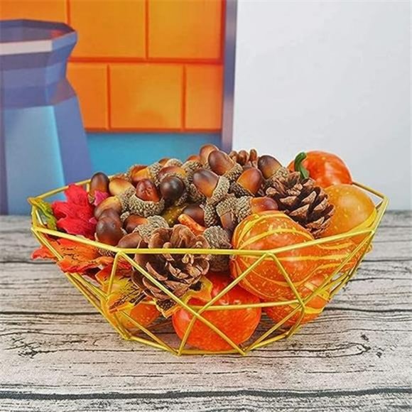 Mixture of Artificial Pumpkins, Lifelike Maple Leaves, Realistic Acorn (50pcs) - Picture 5 of 7